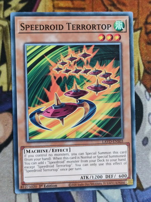 Speedroid Terrortop ефектна карта Yu-Gi-Oh!