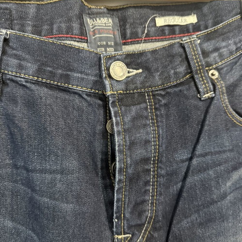 Ανδρικό τζιν παντελόνι Pull & Bear σαν καινούργιο, μέγεθος L, μπλε