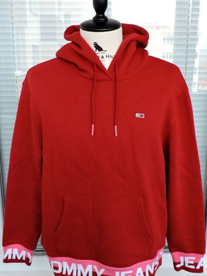 Tommy Hilfiger Tommy Jeans Red Hoodie men's size XL like new