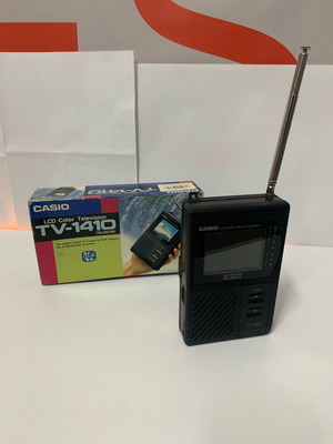 Casio Vintage Mini TV 1410 used, for collectors