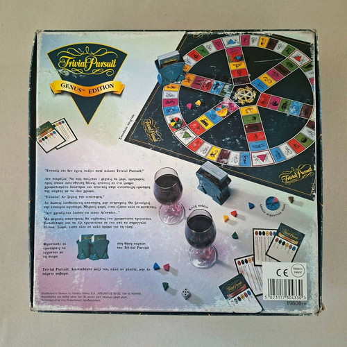 Parker/Hasbro Trivial Pursuit Genus Edition 1995 Greek version board game