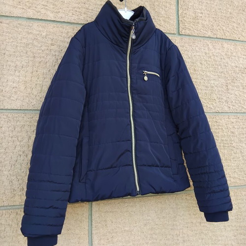 Jacket for 12 years old look at me like new, black and blue