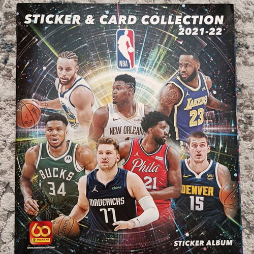 Panini NBA Basketball 2021-2022 Album new, Greek edition