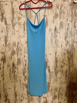 Bershka blue midi dress XS like new
