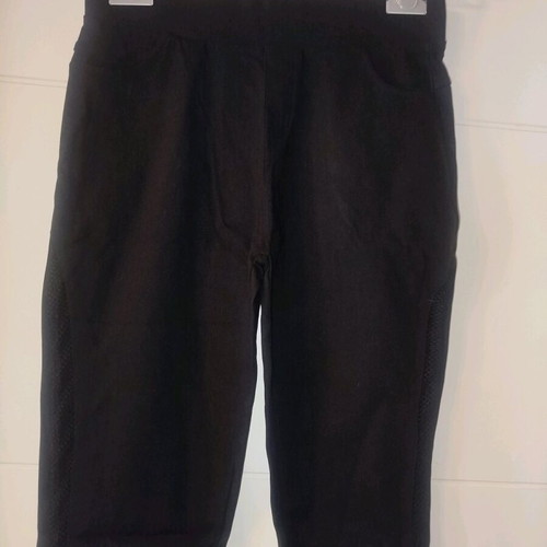 Elastic pants with mesh Italy new, size medium/large, black