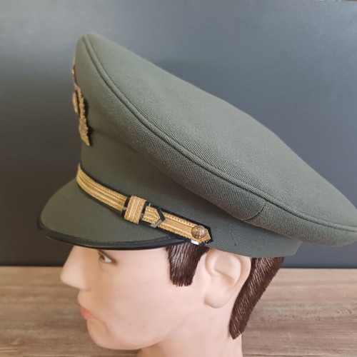 Military cap used, Greek army officer's peaked hat