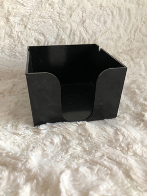 Note paper holder black