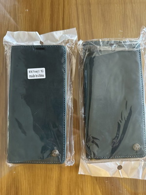 Δερμάτινες σουέντ θήκες για Redmi Note 11 5G καινούργιες, σετ 2