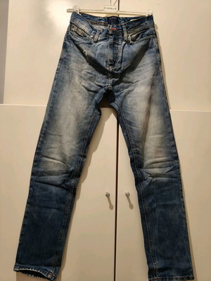 Ανδρικό τζιν παντελόνι μεταχειρισμένο Pull & Bear μπλε