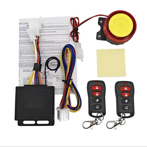 Motorcycle alarm system new with remote start and keyless drive