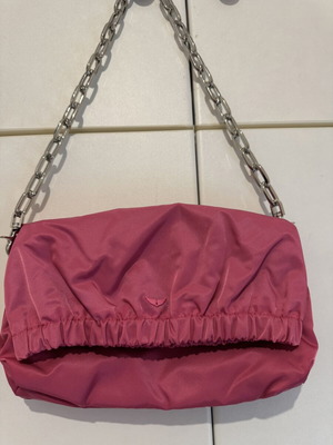 Rockyssime nylon shoulder bag by Zadig & Voltaire like new, pink