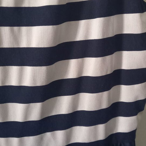 Maxi dress navy blue and white