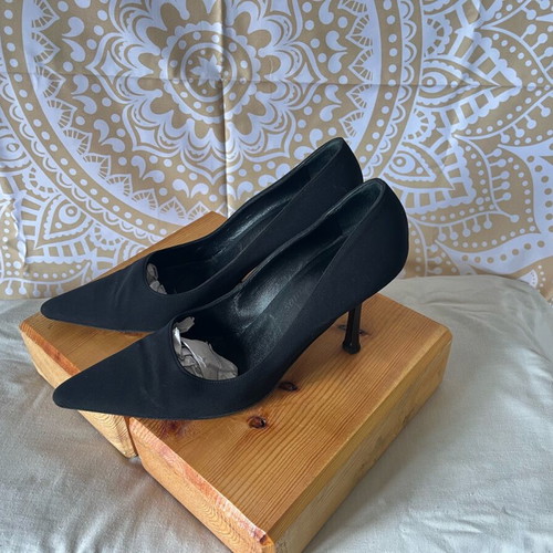 Stiletto pumps used, black, size 39