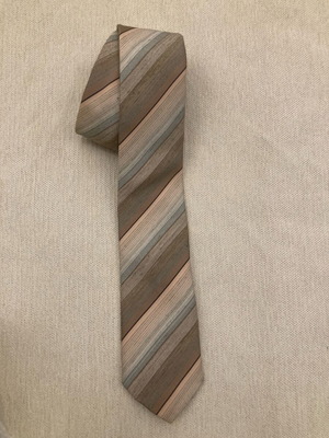 Tie like new, beige and brown