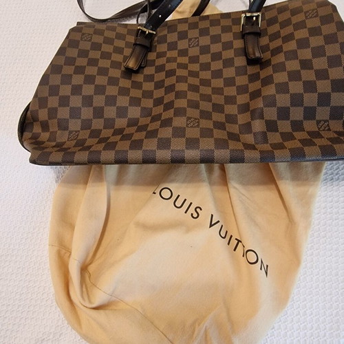 Louis Vuitton Chelsea shoulder bag like new, Damier ébène brown