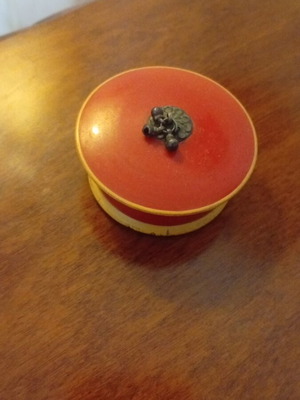 Antique collectible Indian handmade lacquer box like new