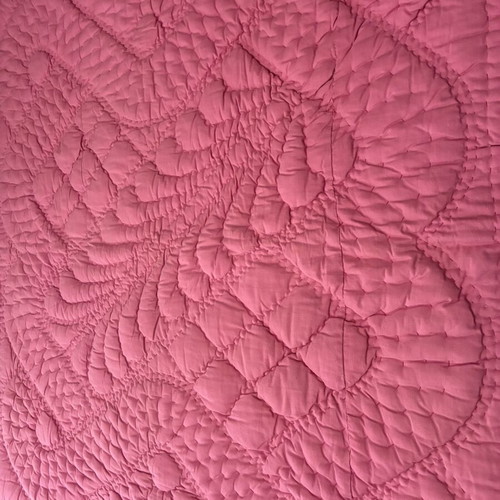 Traditional Handmade Satin Quilt Giorgan new, cotton filling