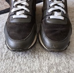 Louis Vuitton sneakers used size 38.5 with visible wear