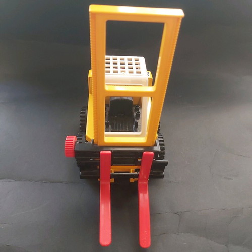 Playmobil forklift used vintage vehicle 1980 Geobra