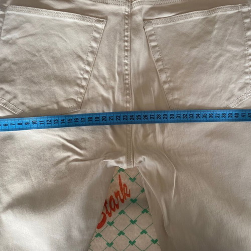 Massimo Dutti high-waisted pants like new, cream, size 38