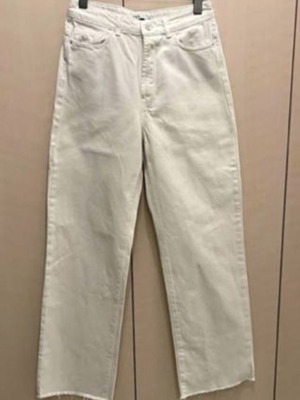 Zara Γυναικείο Τζιν Λευκό Καινούργιο 38