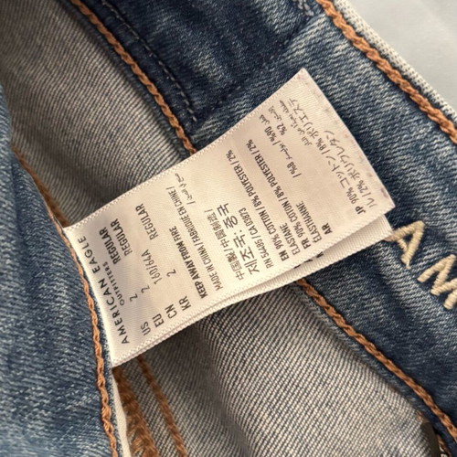 American Eagle jeans size 2 Regular like new, blue, skinny