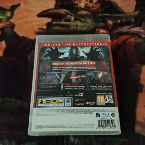 Star Wars The Force Unleashed PS3 game