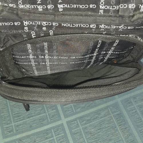 Backpack with multiple compartments, like new, black