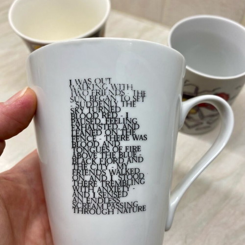 Mugs new, set of 3 pieces