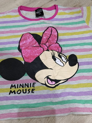 Minnie Mouse children's blouse like new, size 134 cm, gray