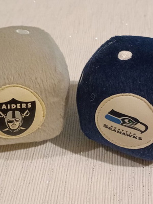 Plush dice used