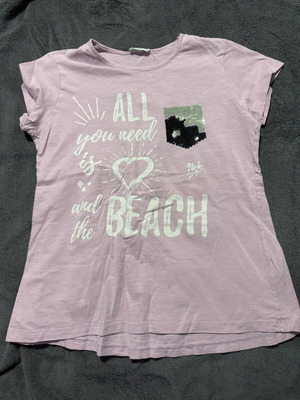 Girls' sleeveless shirt used, size 176 cm