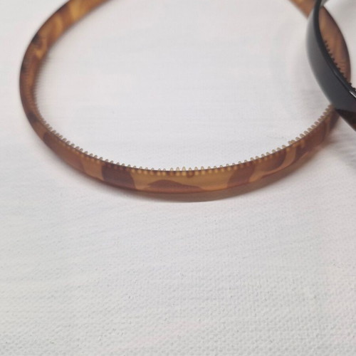 Hairbands like new, set of 2, brown and tortoiseshell