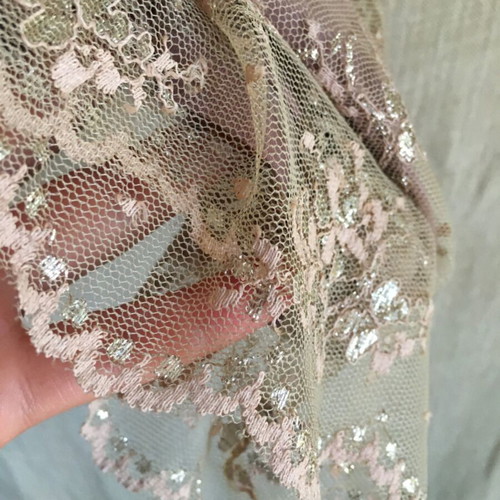 Etincelle Couture Paris vintage skirt, size M, flower embroidery