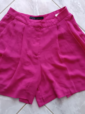 Zara summer shorts like new, size XS, pink