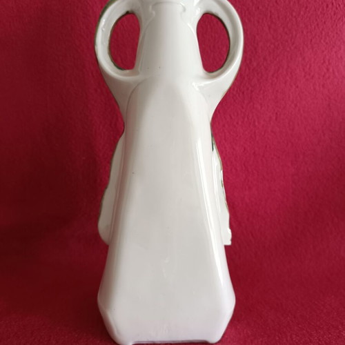 Art Nouveau vase from barbotine like new