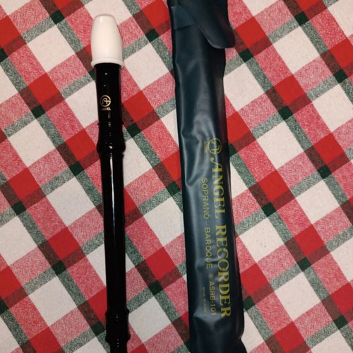 Angel Recorder soprano baroque with case