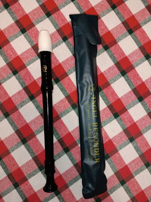 Angel Recorder soprano baroque with case
