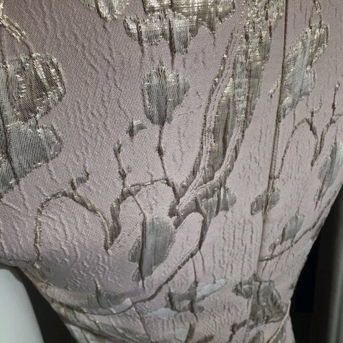 Forel dress with matching jacket like new, size 36, pink and gold