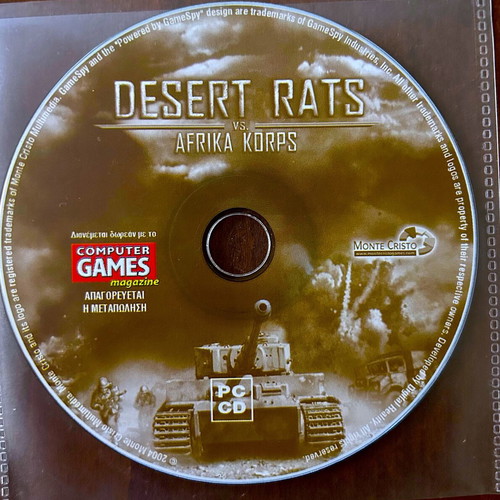 Desert Rats vs. Afrika Korps PC game like new