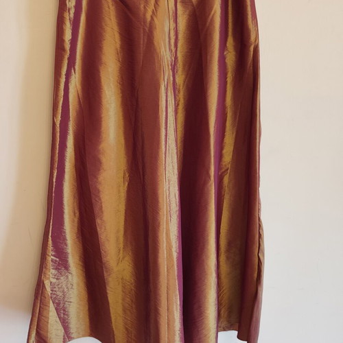 Evening dress set, gold and brown, size L