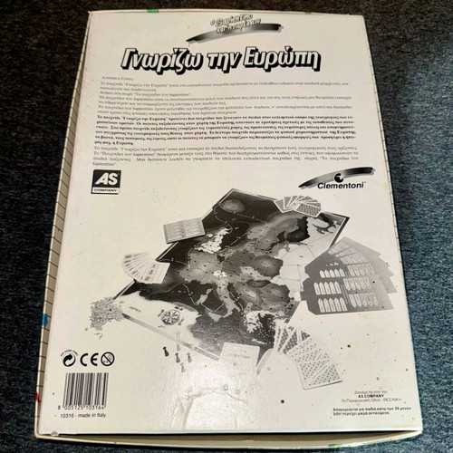 Know Europe board game used