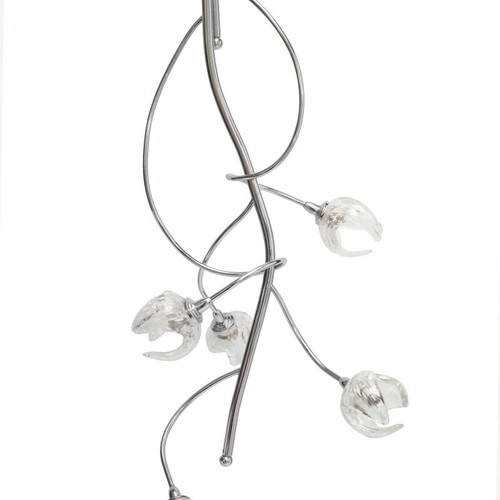 Ceiling light modern new Greek-made brass and steel 5 lights G9