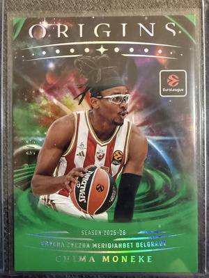 Chima Moneke Panini Origins EuroLeague Basketball Card 2025-26 new