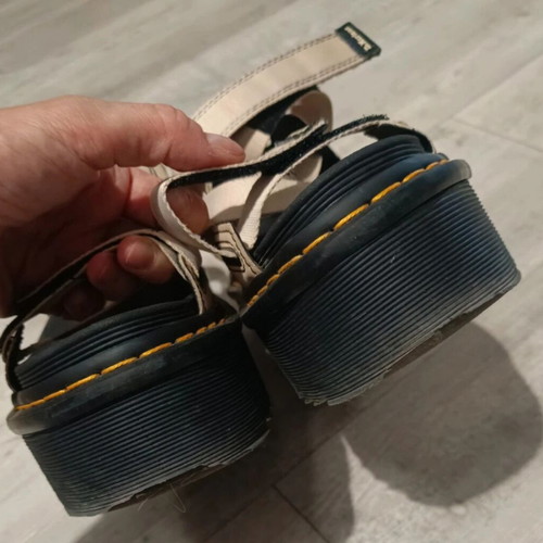 Dr Martens Kimber Hydro sandals like new, size 38, black and beige