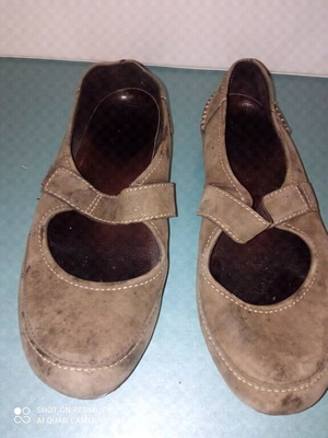 Timberland Mary Jane shoes used, suede, size 40, brown