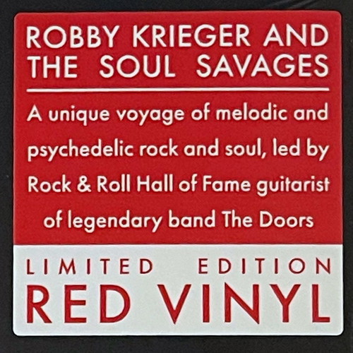 Robby Krieger And The Soul Savages Limited Edition Red Vinyl LP New
