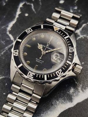 Revue Thommen Quartz 200m Classic Diver watch used, unisex