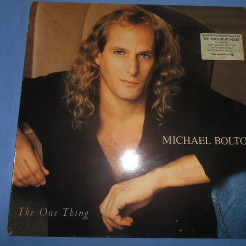 Michael Bolton The One Thing vinyl record used