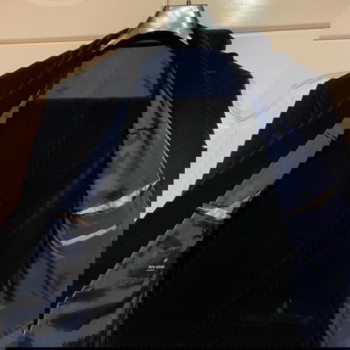 Βελουτέ μπλε σκούρο αντρικό κουστούμι καινούργιο, σακάκι και παντελόνι